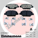 ZIMMERMANN Bremsbelagsatz, Scheibenbremse | 22139.190.2
