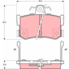 Bremsklötze HA | MG,ROVER MG TF,800 87 | GDB1169
