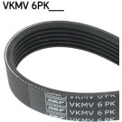 SKF Keilrippenriemen VKMV 6PK1815