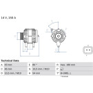 0 986 046 240 Generator