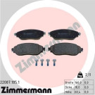 ZIMMERMANN Bremsbeläge
