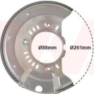 VAN WEZEL Spritzblech, Bremsscheibe | 5430371