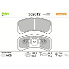 VALEO Bremsbeläge 302612
