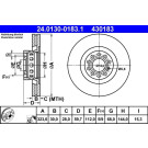 Bremsscheibe Audi P. A6/A8 2.5-4.2Tdi/2.8-6.0 94-10 | 24.0130-0183.1