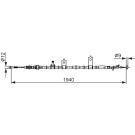 1 987 482 852 Seilzug, Feststellbremse