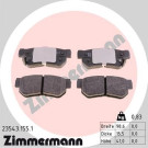 ZIMMERMANN Bremsbeläge