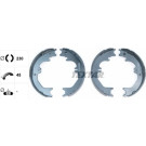 Handbremsbacken Toyota Land Cruiser 4.2Td, 4.7V8 98 | 91066200