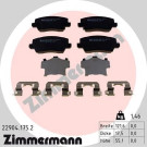 ZIMMERMANN Bremsbelagsatz, Scheibenbremse