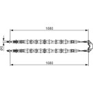 1 987 482 107 Seilzug, Feststellbremse