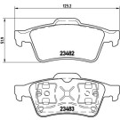 BREMBO Bremsklötze HA | NISSAN Primera RENAULT Laguna 01 | P 59 044