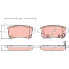 Bremsklötze HA | RENAULT Captur, ZOE 12 | GDB2413