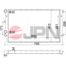 JPN Kühler, Motorkühlung 60C9003-JPN
