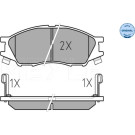 Bremsbelagsatz Nissan P. Almera N16 02- Mit Sensor | 025 246 4815/W