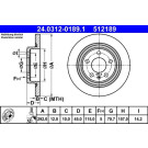 Bremsscheibe Opel T. Astra/Cascada/Zafira 10- Power Disc | 24.0312-0189.1