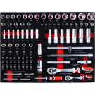 YT-55290 Werkzeugwagen Mit Sortiment 211-Tlg.