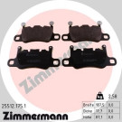 ZIMMERMANN Bremsbelagsatz, Scheibenbremse