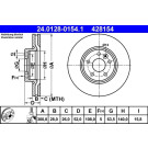 Bremsscheibe Volvo P. S60/S80/V60/V70/Xc70 07 | 24.0128-0154.1