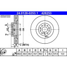 Bremsscheibe Fiat P. Doblo 1.3-2.0 D 10 | 24.0128-0253.1