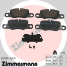 ZIMMERMANN Bremsbelagsatz, Scheibenbremse