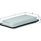 MAHLE Luftfilter | LX 2901