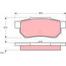 TRW Bremsbeläge GDB775