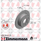 ZIMMERMANN Bremsscheibe | 400.3644.20