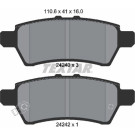 Bremsbelagsatz Nissan T. Navara 05 | 2424001