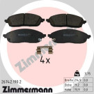 ZIMMERMANN Bremsbelagsatz, Scheibenbremse | 26742.190.2