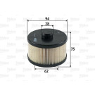 VALEO Kraftstofffilter | 587929
