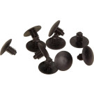 Motorabdeckung Ohrclips Fiat / Alfa Romeo / Lancia Schwarz (10 Stück) | 10131