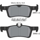 Bremsbelagsatz Ford T. Fiesta 1.1/1.5 Tdci 17 | 2584104