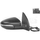 Aussenspiegel re. elek. Verstell. bhz VW Golf VI konvex6Pinsschwarz OE 5K0857508AD9B9 HAGUS