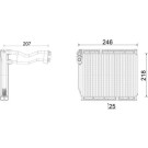 MAHLE Verdampfer, Klimaanlage AE 161 000P BEHR Premium Line