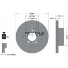 Bremsscheibe Bmw S. 1/3/Z4 03 | 92137705