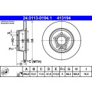 Bremsscheibe Vw T. Sharan/T4 90-10 | 24.0113-0194.1