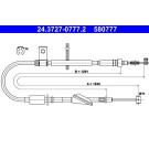 ATE Handbremsseil Seilzug Festellbremse 24.3727-0777.2