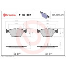 BREMBO Bremsklötze VA | JAGUAR XJ, XK 73,05 | P 36 007