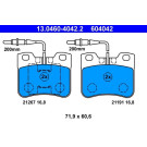 Bremsbelagsatz, Scheibenbremse | 13.0460-4042.2