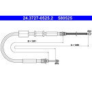 ATE Handbremsseil Seilzug Festellbremse 24.3727-0525.2