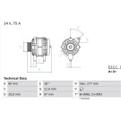 Lichtmaschine | SMART Smart | 0 986 049 131