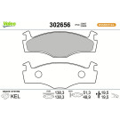 VALEO Bremsbeläge 302656