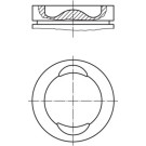MAHLE ORIGINAL Kolben | 0041000
