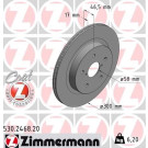 ZIMMERMANN Bremsscheibe | 530.2468.20