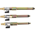 BGS Druckluftadapter-Satz für Glühkerzenbohrungen | M8 x 1.0, M10x1.0, M10x1.25 | 3-tlg | 9519
