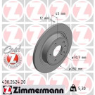 ZIMMERMANN Bremsscheibe | 430.2624.20