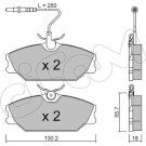 CIFAM Bremsbelagsatz, Scheibenbremse 822-142-0