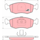 Bremsklötze VA | FIAT Palio,Strada 99 | GDB1383