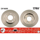 83 482 035 Bremsscheibe HA | MAZDA 323 F V (BA) 1.8 16V 94 | DF4689