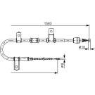 1 987 482 224 Seilzug, Feststellbremse