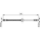 Bremsschlauch | RENAULT Megane | 1987481496